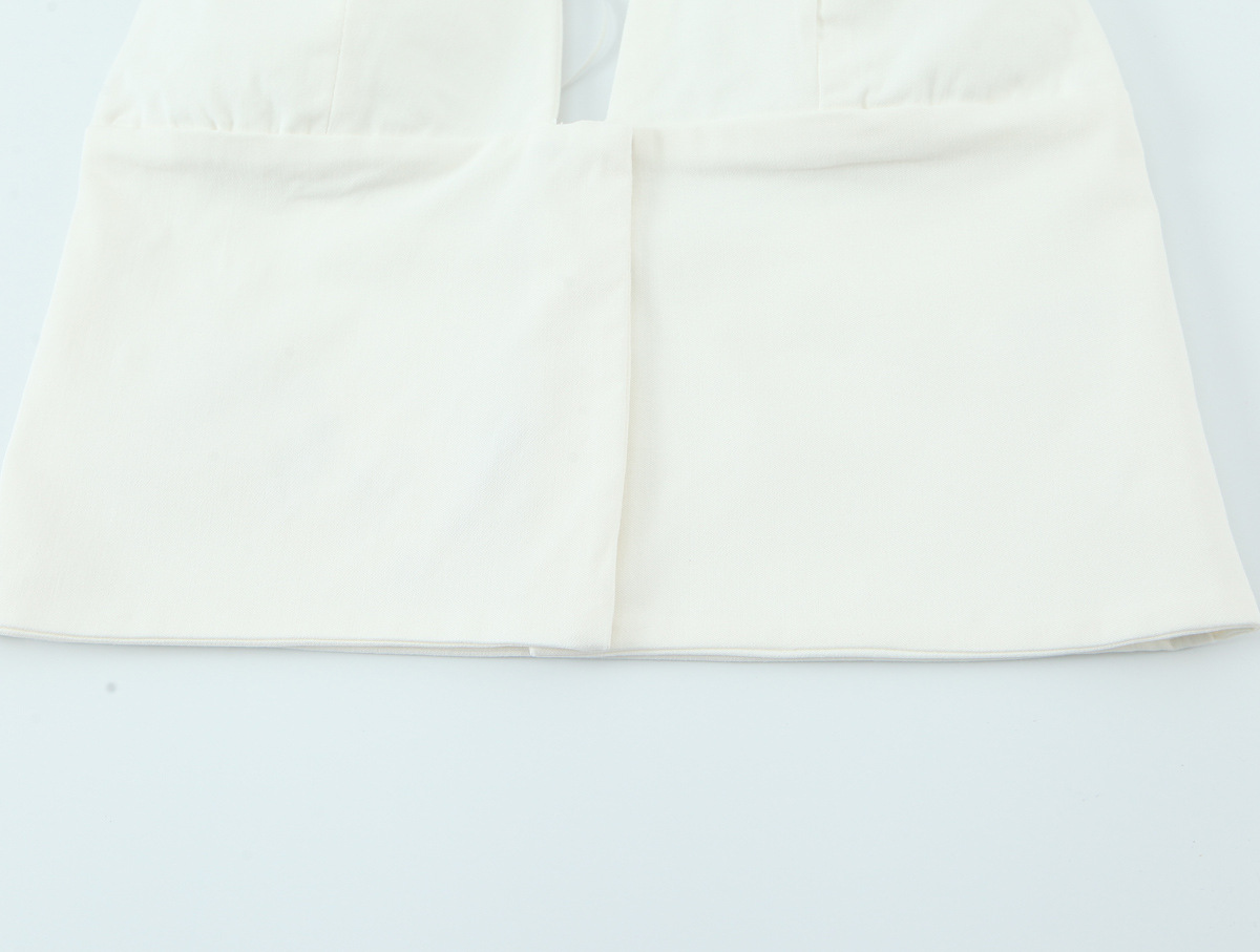 Plain Halter Open Back Sleeveless Tee