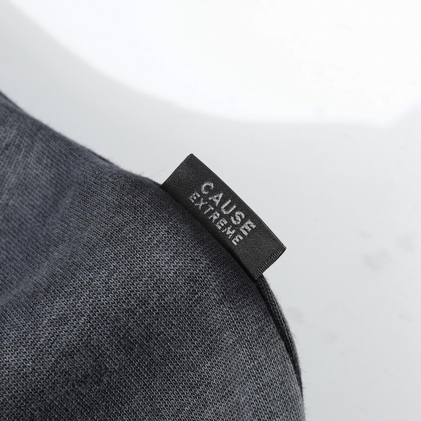 Faded Faux Layered Long Sleeve Hoodie