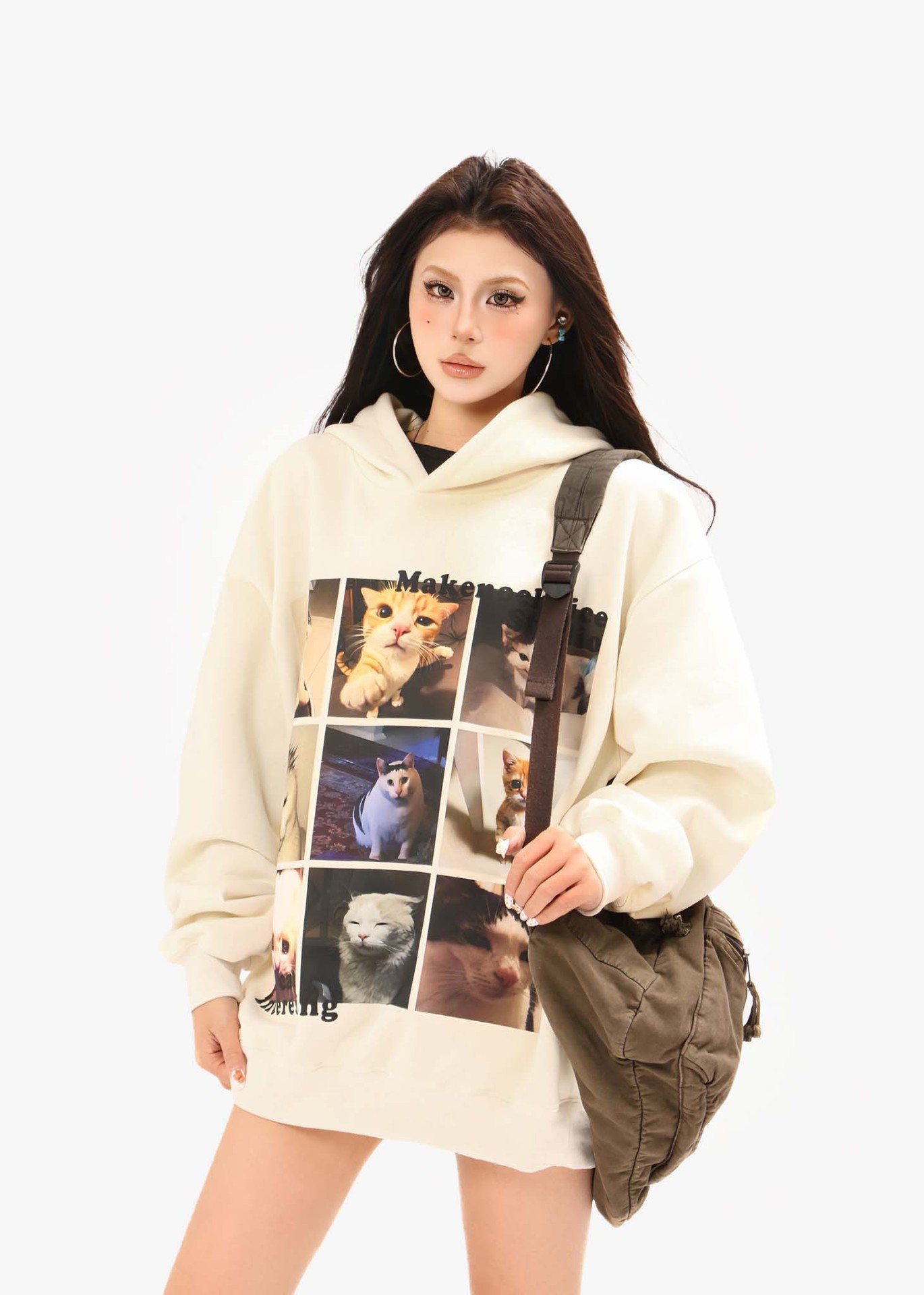 Cotton Feline Graphic Hoody