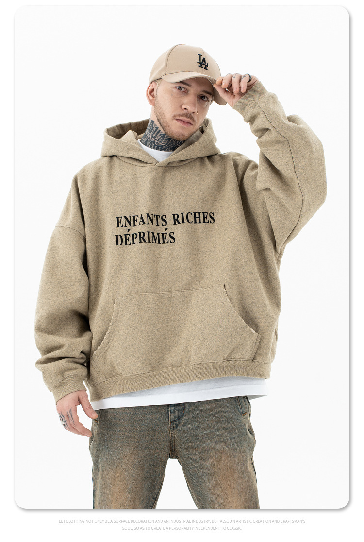 Faded Ombre Cotton Hoodie