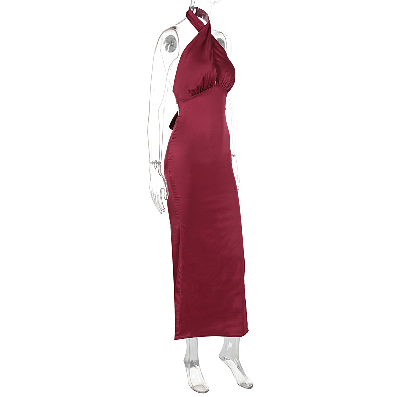 Backless sleeveless elegant dress