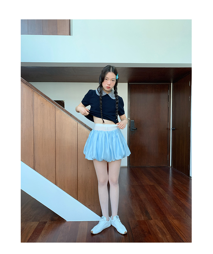 Nylon Playful Bodycon Three Quarter Sweater