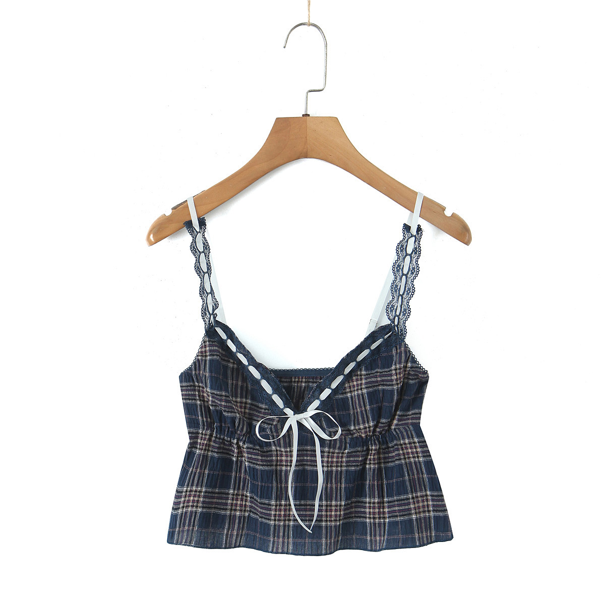 Drawstring Butterfly Strap Top Small Strap