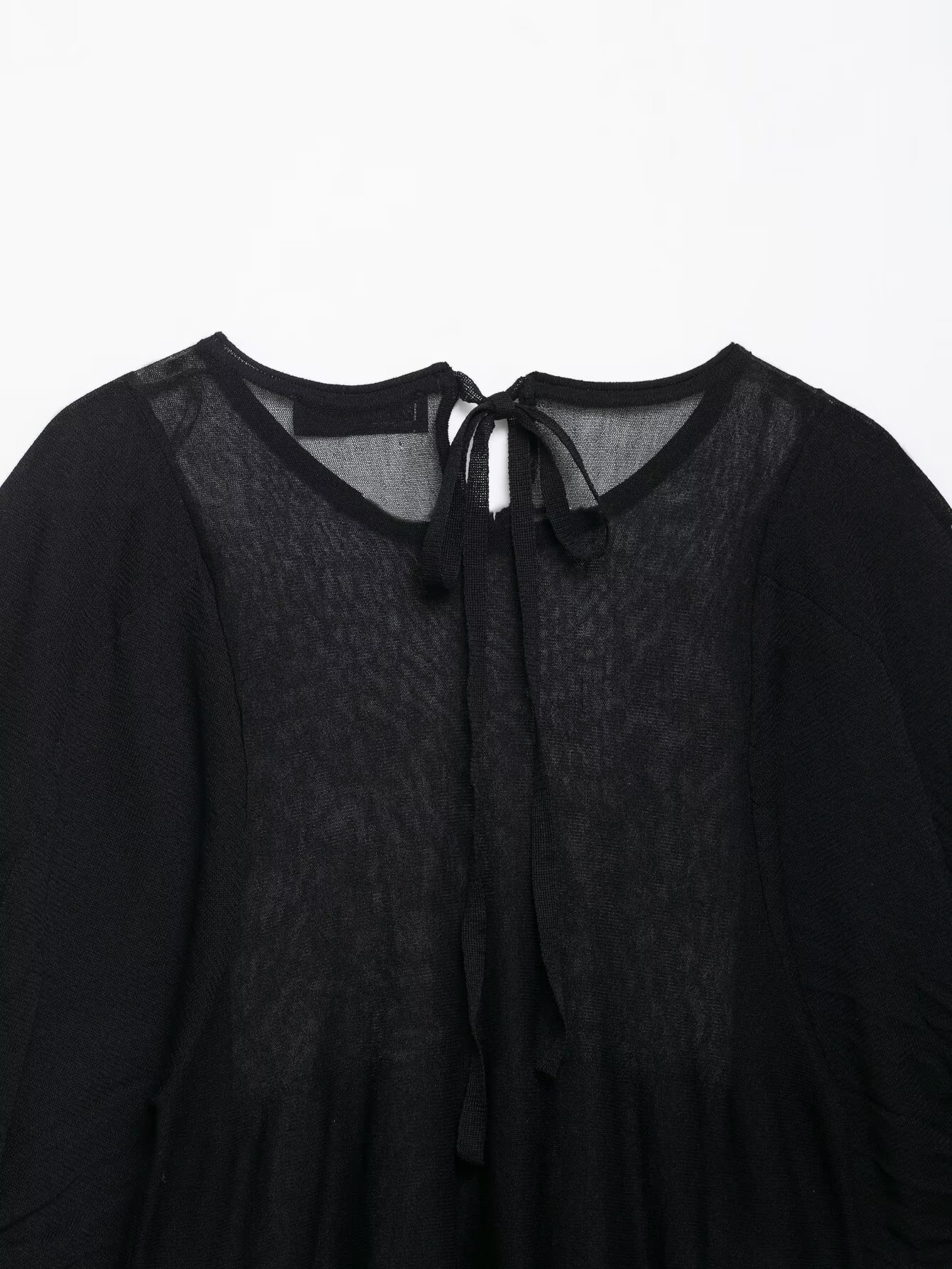Women's Fashion Casual Embroidered Fine Knit Long Shirt