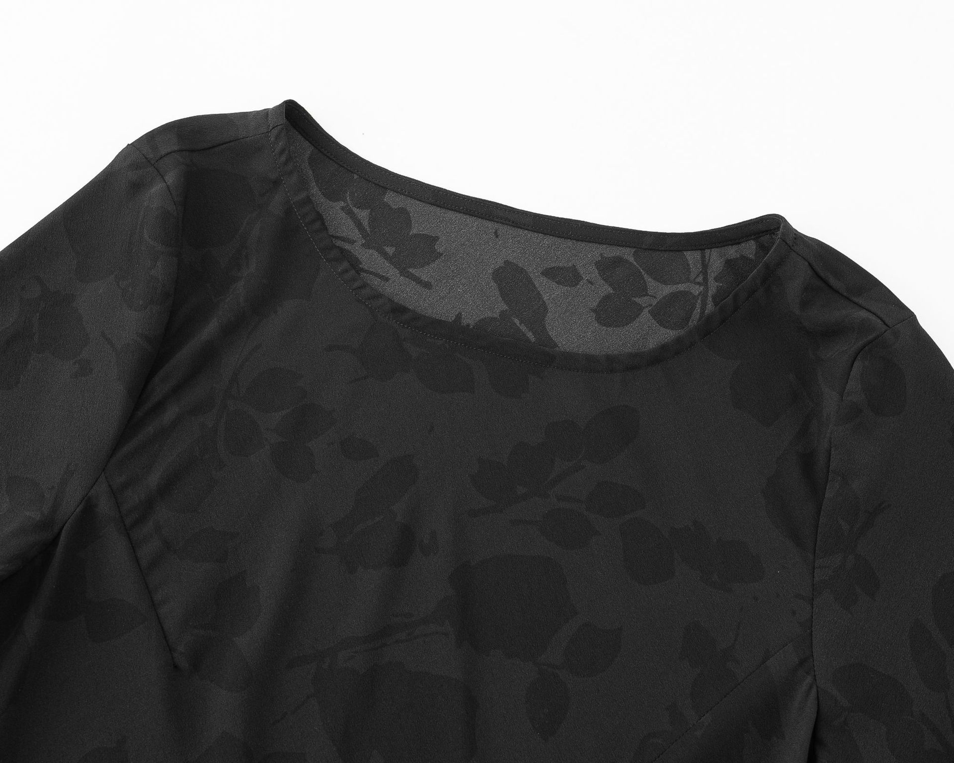 Flower Motif Bodycon Dress