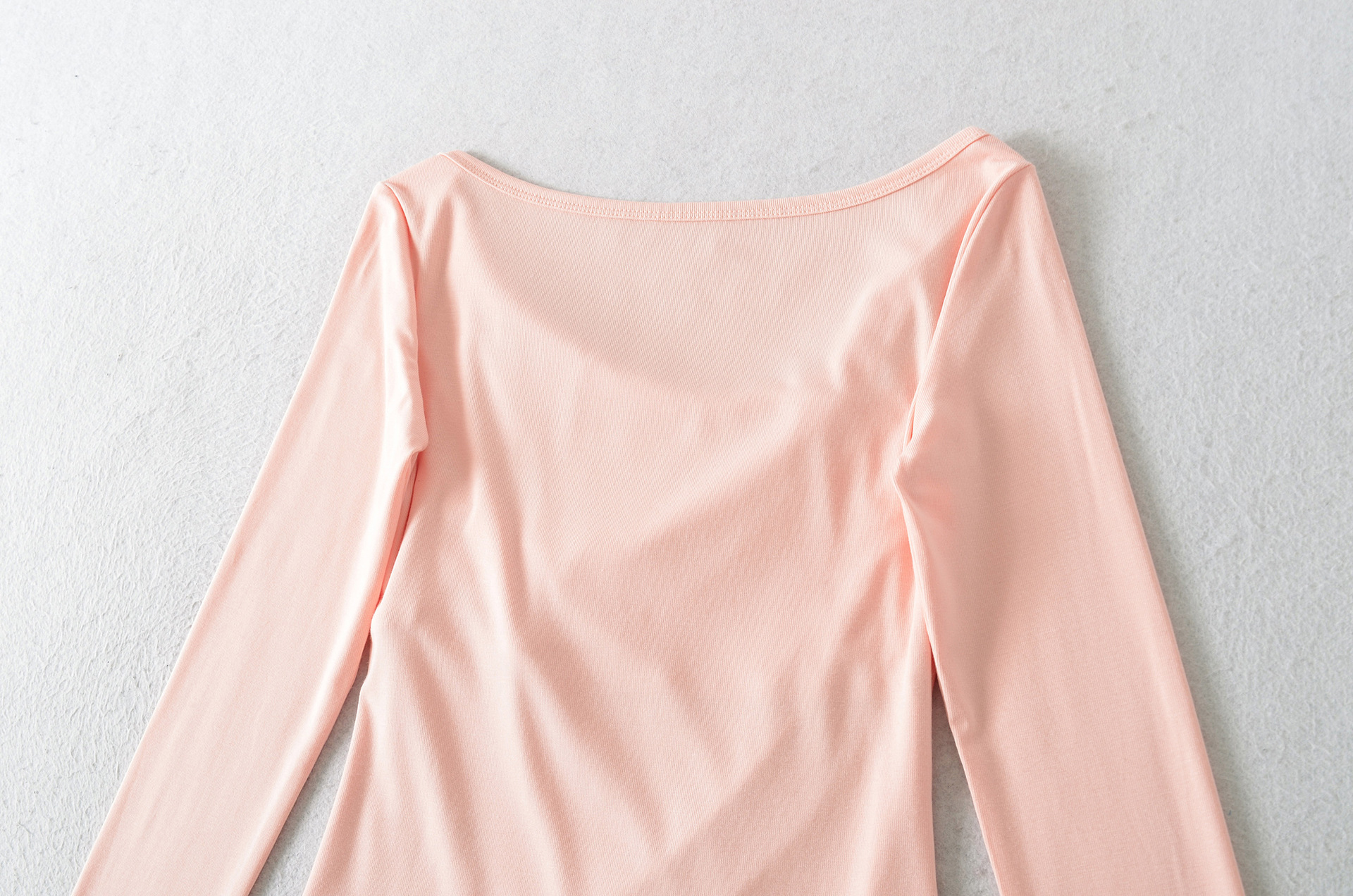 Asymmetric Neck Shirred Full Sleeve T-Shirt