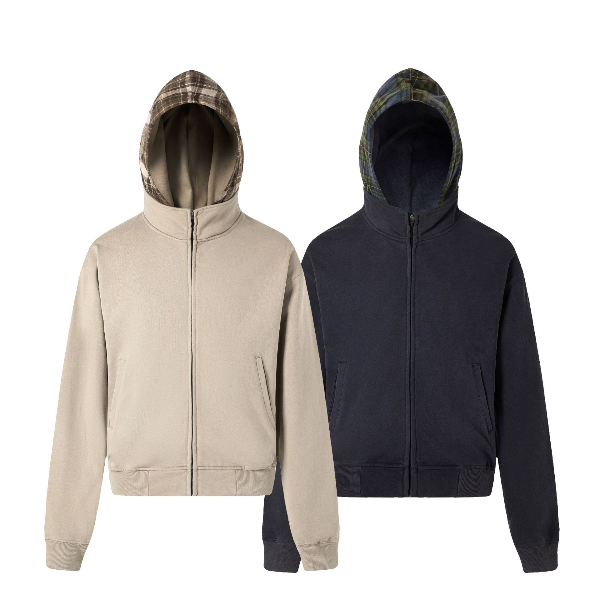 Universal Cotton Urban Contrast Panel Hoodie