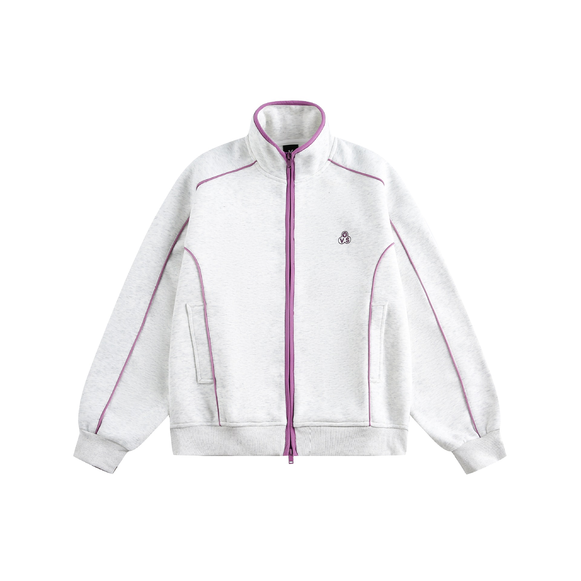 Cotton Blend Two-Tone Seam Hoodie