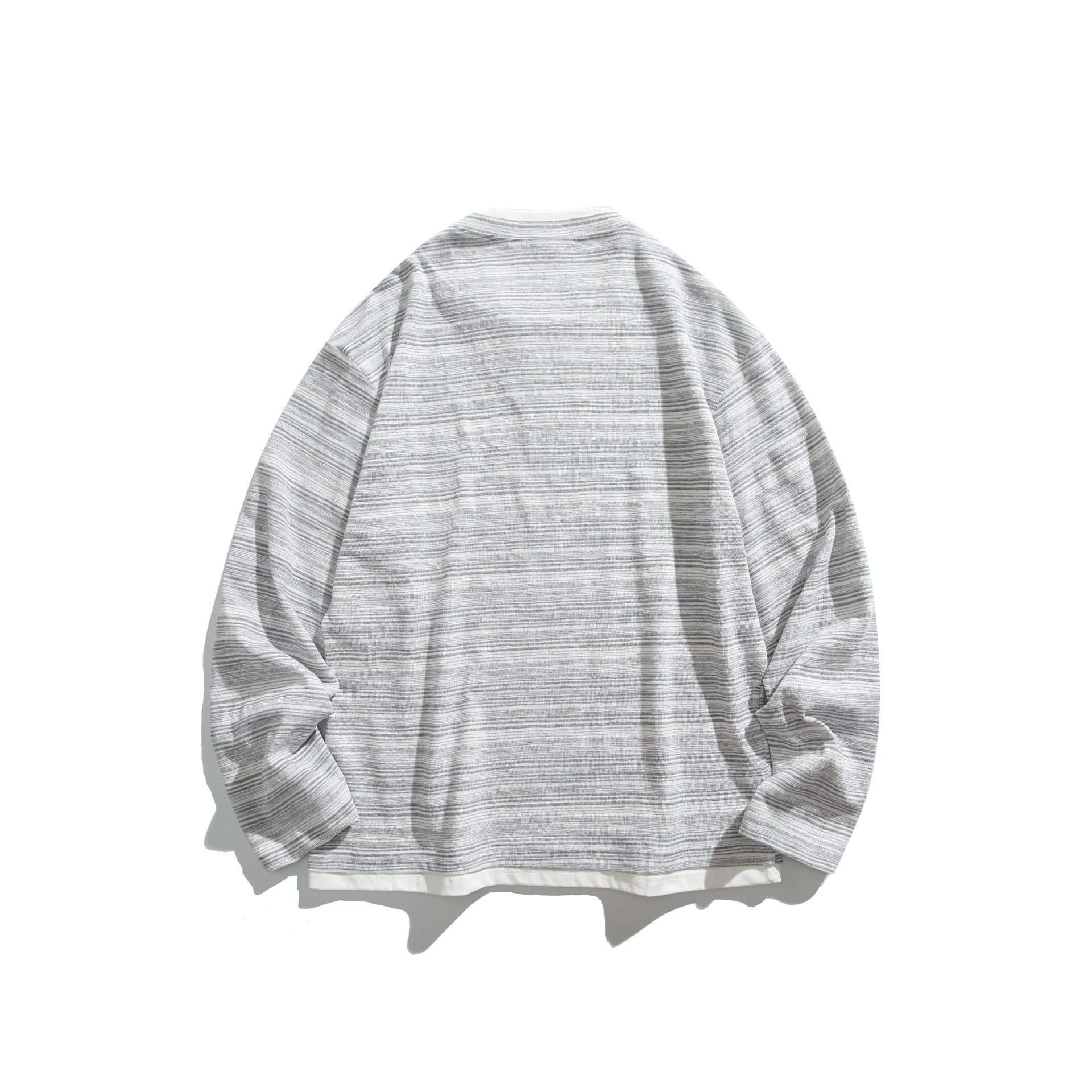 Split Hem Relaxed Neutral Hoodie