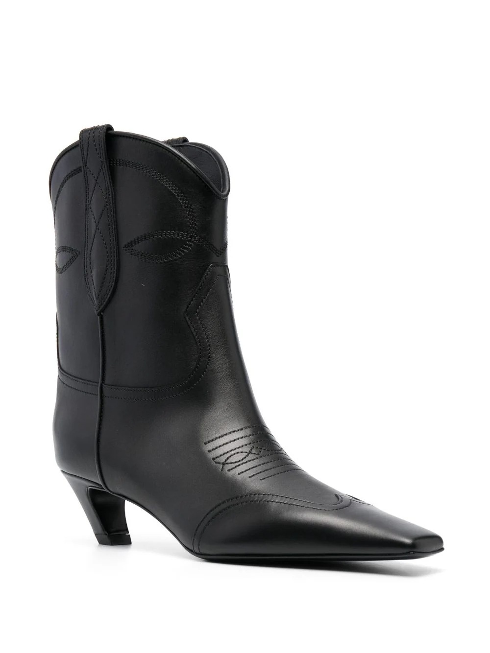 Pointy toe Chelsea Ankle Boots Woman High Quality Embroidery Suede Kitten Heel Short Boots Cowboy Fashion Week Brand Boots Woman