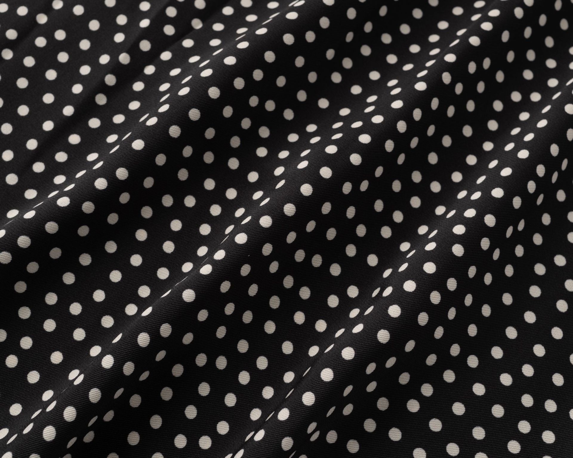 Polka Dot Print Strapless Dress
