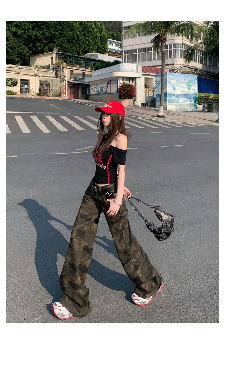Women's Flare Jeans Chic Punk Slimming Floor-Length Pants