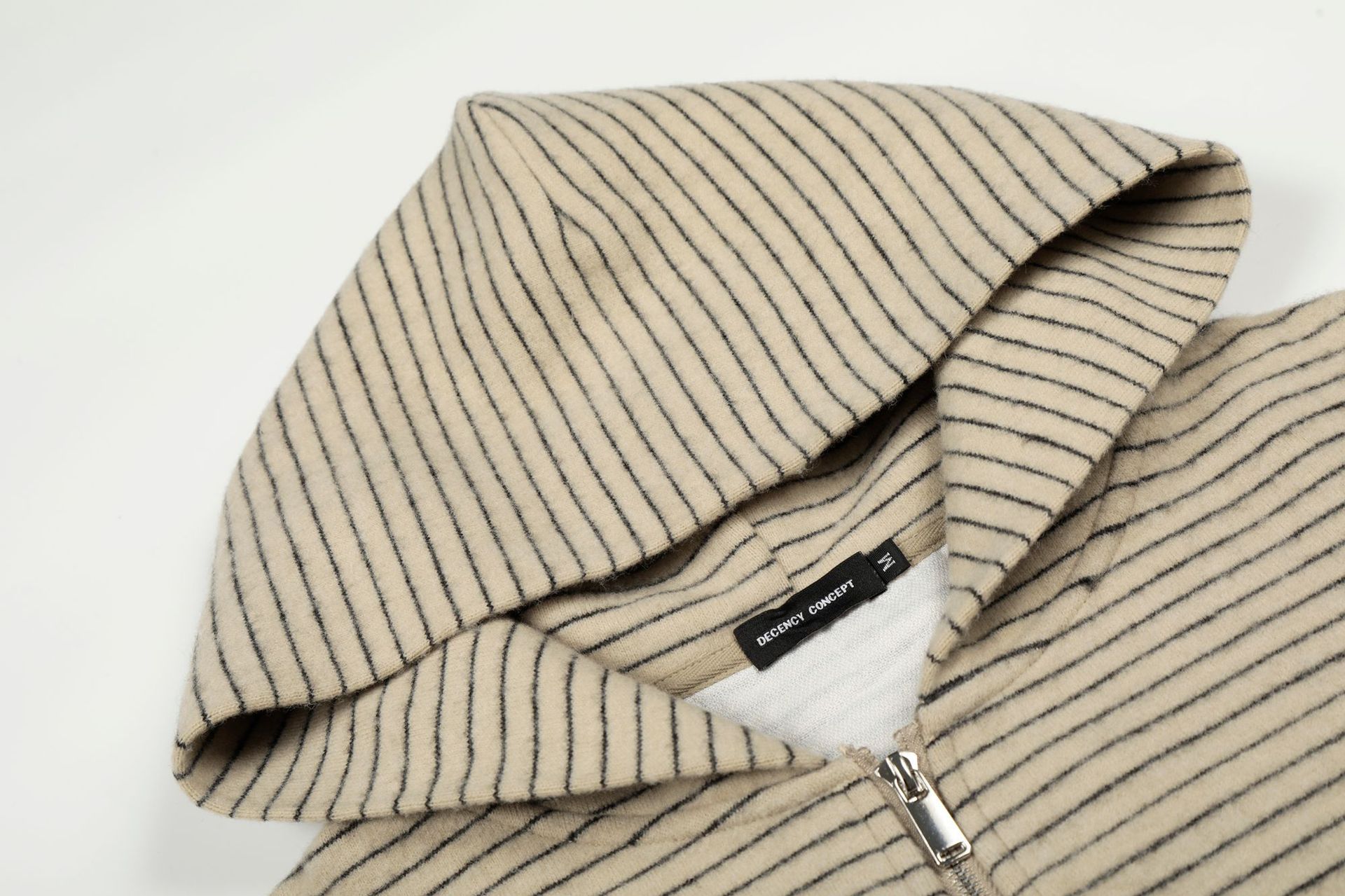 Mens Oversized Banded Hood Cardigan