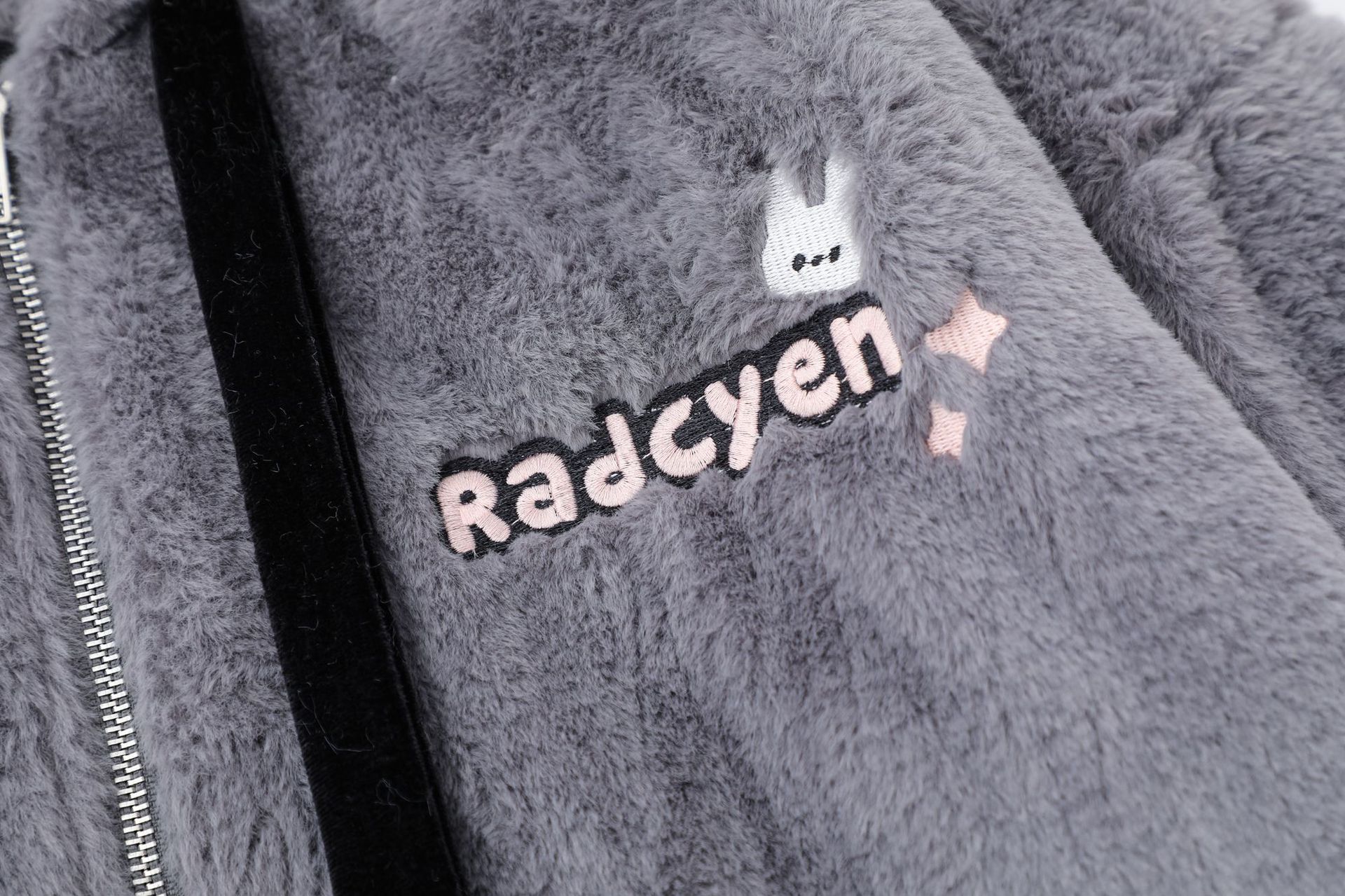 Loose Fleece-Lined Thick Warm Hooded Cotton Jacket