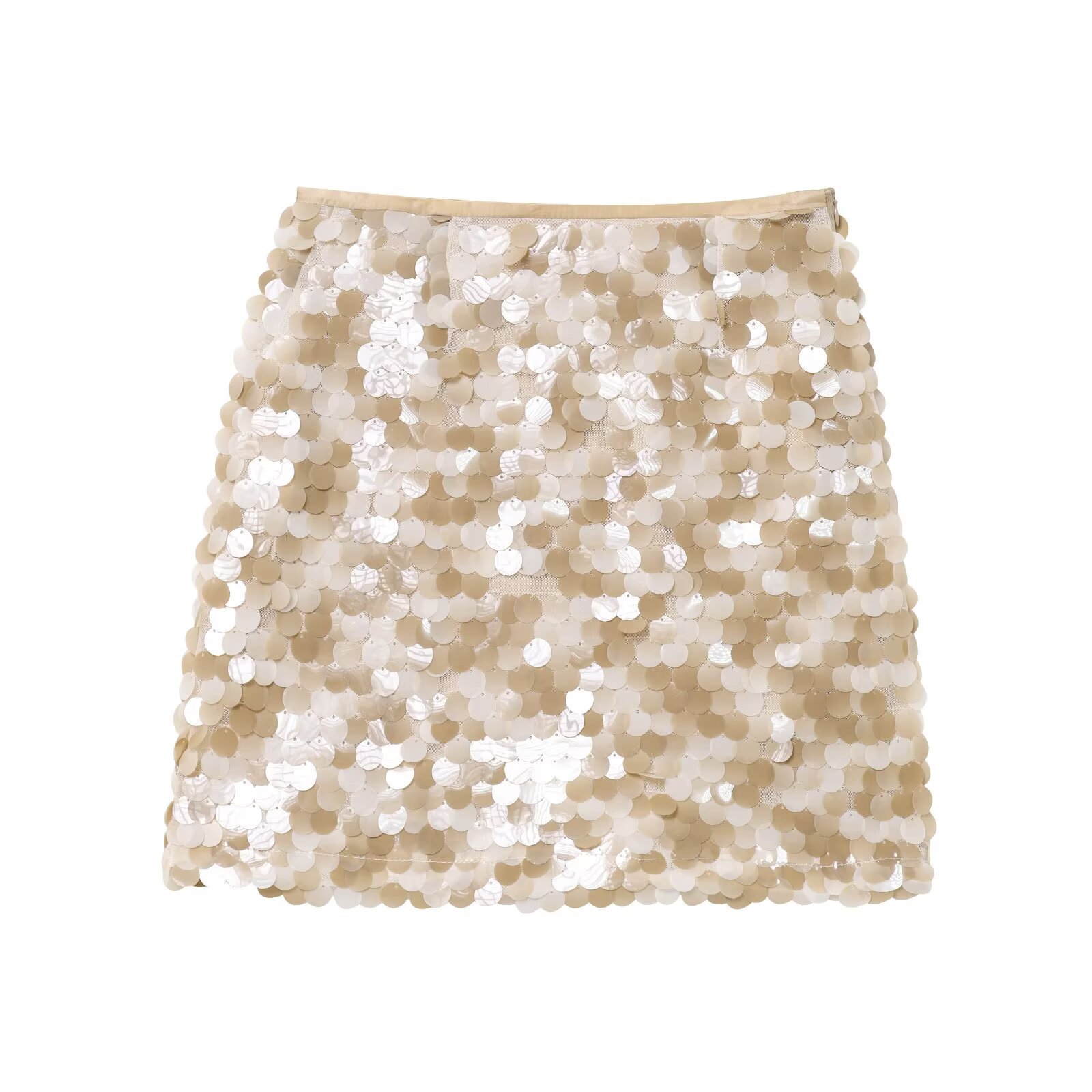 Women's Clothing INS Casual Versatile Sequined Mini Skirt