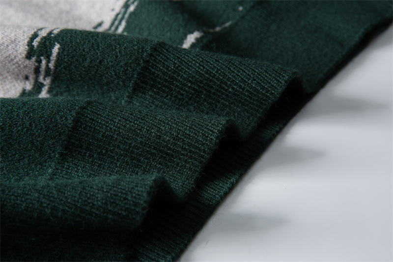 Japanese Workwear Two-Tone Banded Sweater