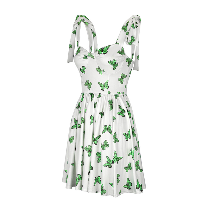 Sleeveless Tube Patterned Bodycon Dress