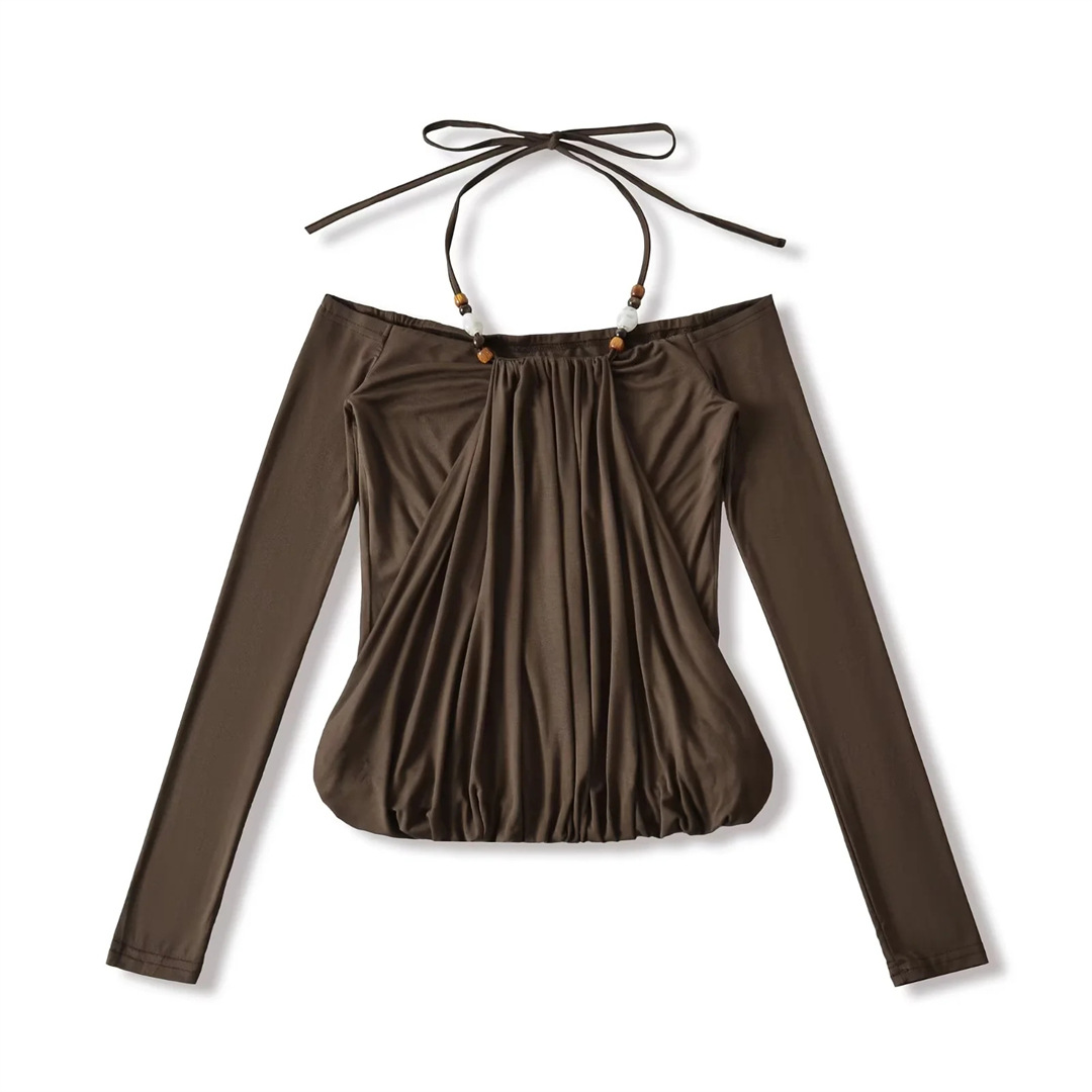 One-Shoulder Slim Fit Spicy Tee