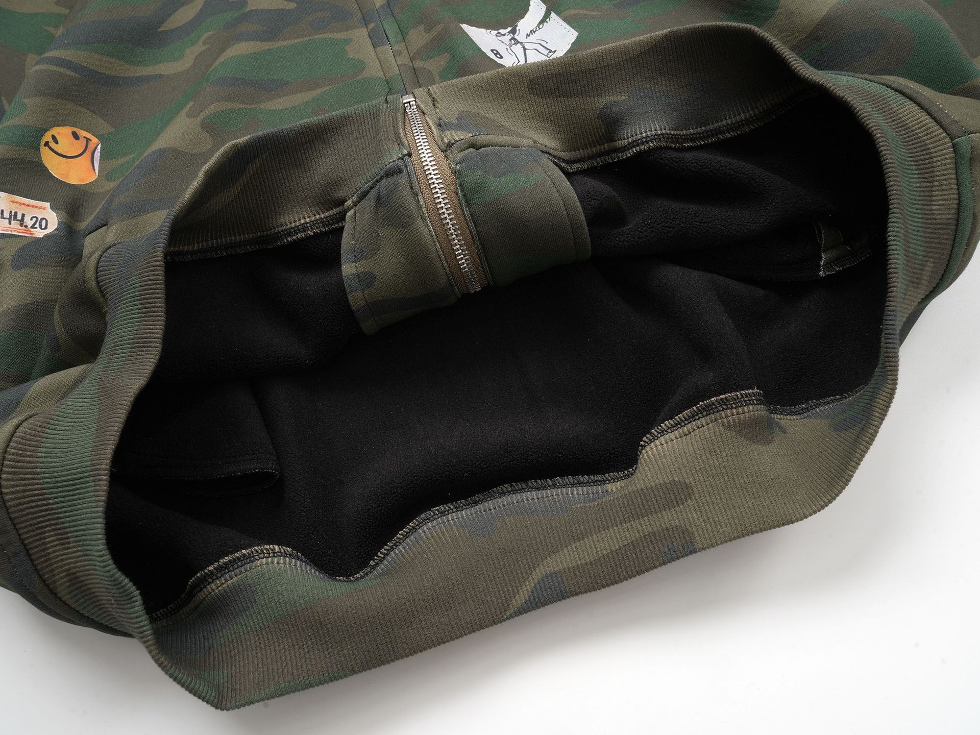 Urban Camo Oversized Cotton Blend Hoodie
