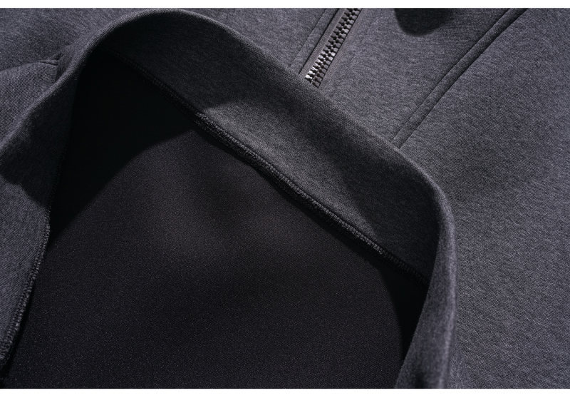 Oversized Letter Print Mock Neck Zippered Sweater
