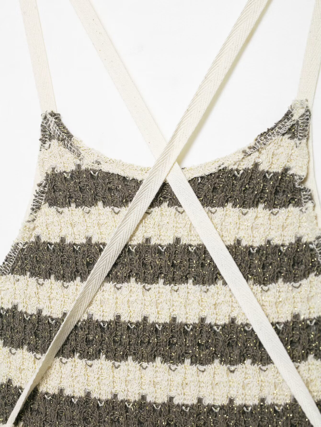 Sleeveless Long Cutout Laced Graphic Dress