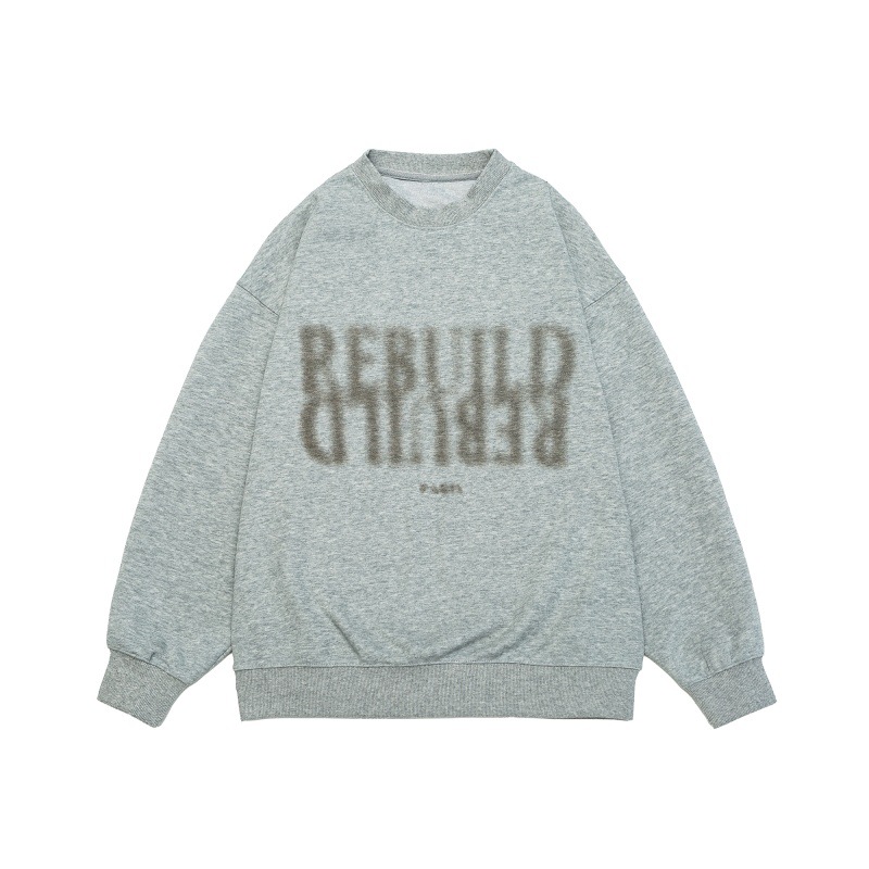 Ghost Alphabet Oversized Hoodie