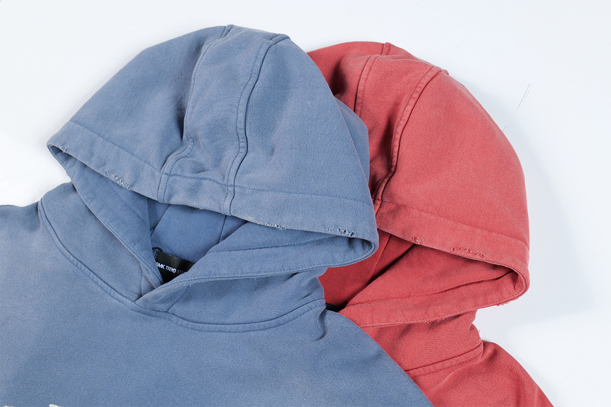 Man's American Retro Cotton Hoodie