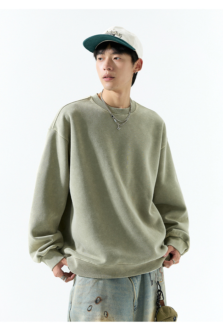 Oversized American Long Sleeve Sweatshirt