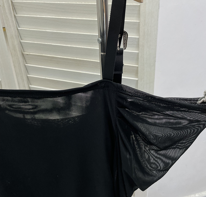 Sexy Asymmetric Full Sleeve Spandex Tee