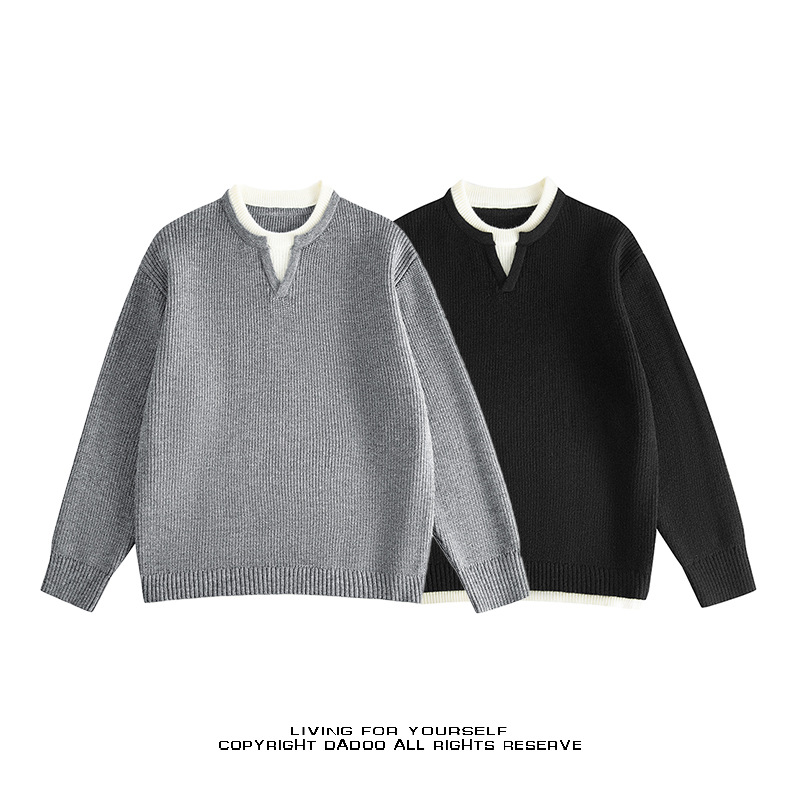 Gents Oversized Colorblock Sweater