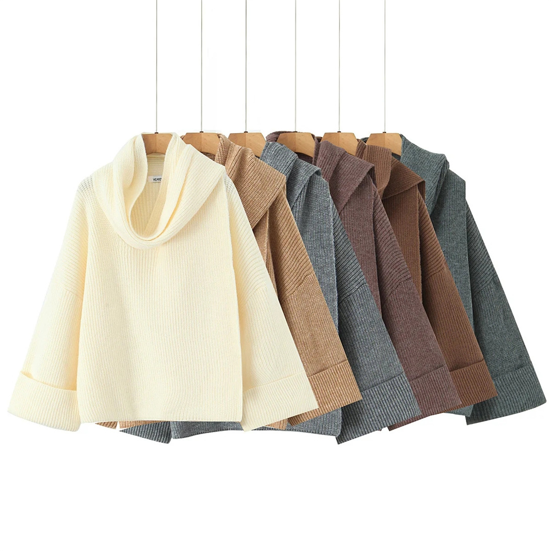Ladies Korean Japanese Oversized Cozy Knit Cardigan