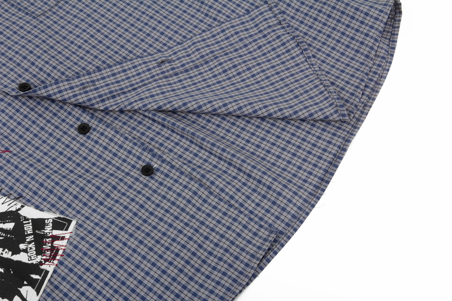 American Retro Oversized Check Cotton Shirt