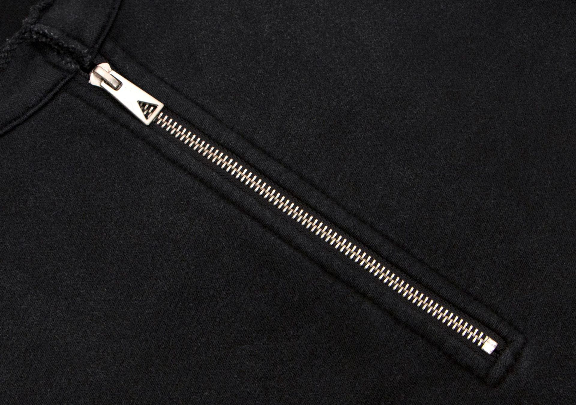 Oversized Faded Cotton Zip Hoodie