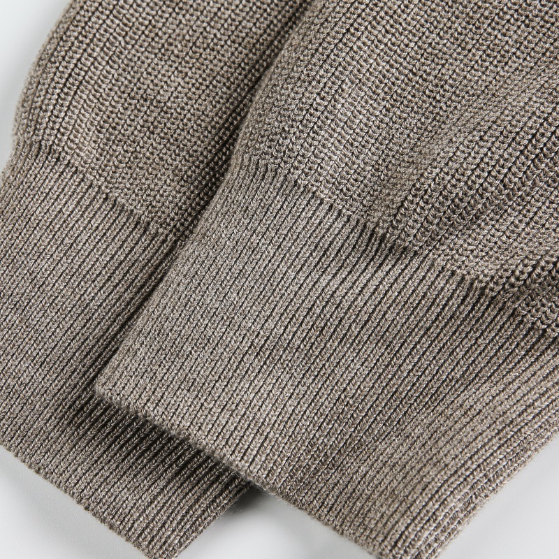 Simple Button Placket Knitwear