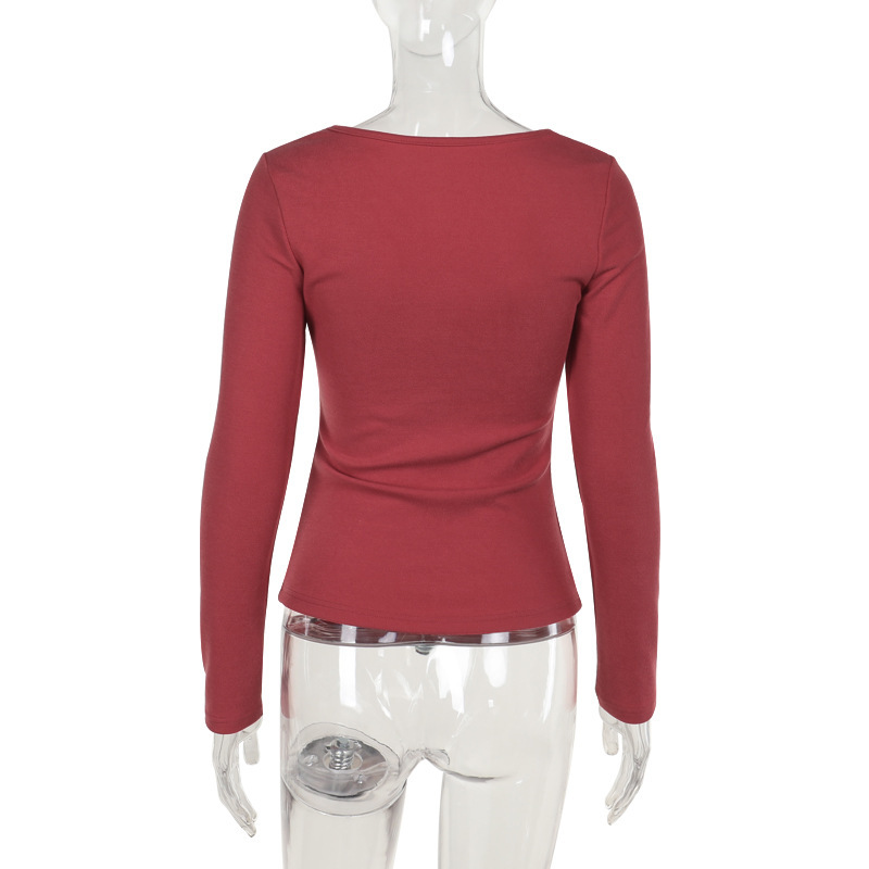U-Neck Polyester Spandex Top