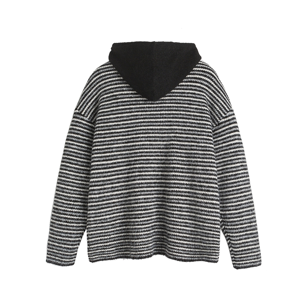 Japanese Workwear Polyester Two-Tone Hoodie