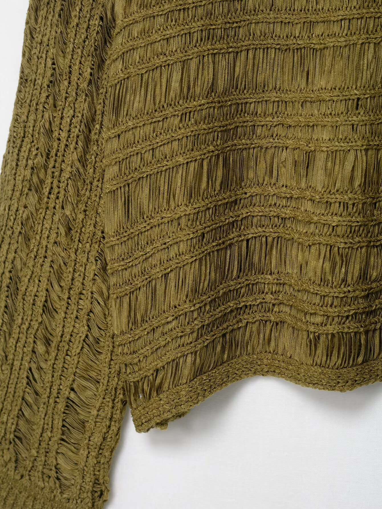 Ladies' Full Sleeve Plain Knit Polyester Sweater