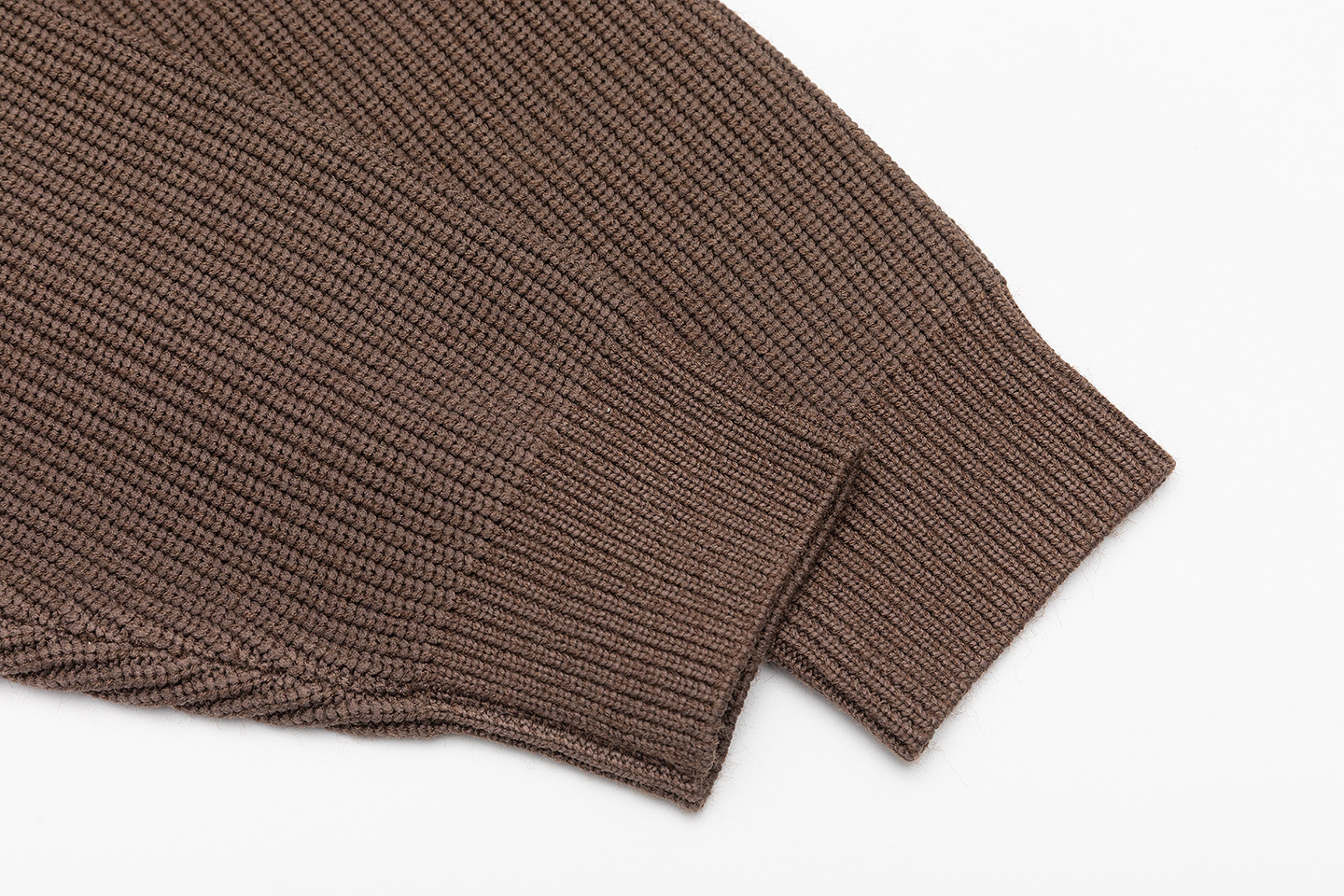 Man's Plain Polyester Pullover Sweater