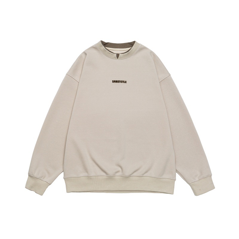Layered Oversized Letter Print Hoodie