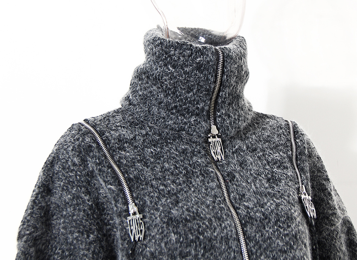 Hedging Oversized High Neck Sweater