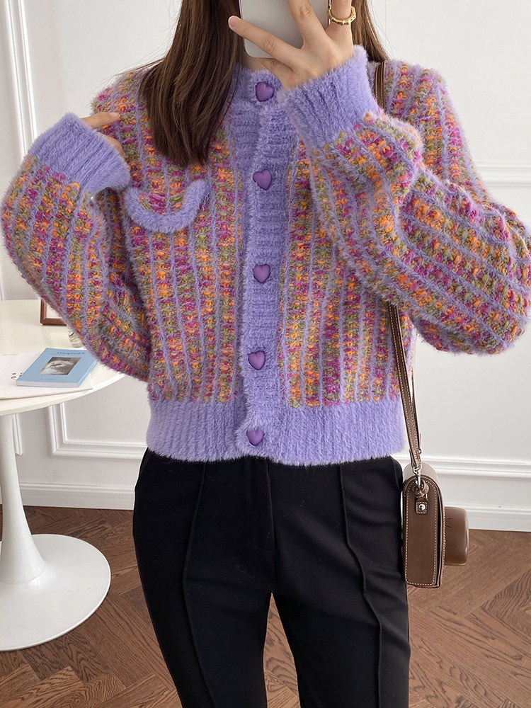 Womens Polyester Open Front Cardigan Soft Cozy