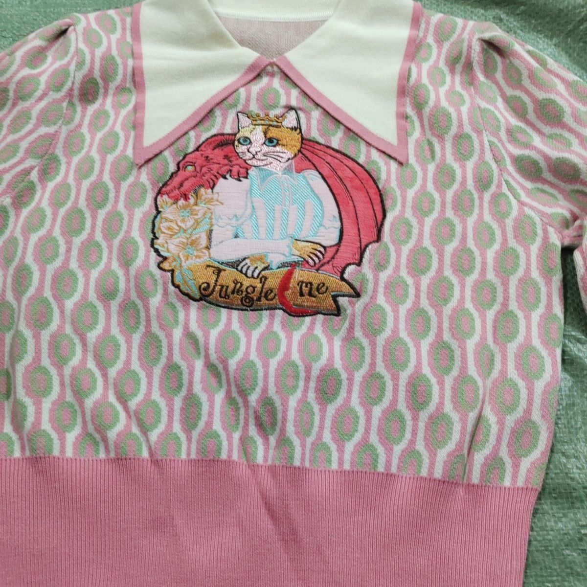 Long Sleeve Round Neck Animal Cartoon Sweater