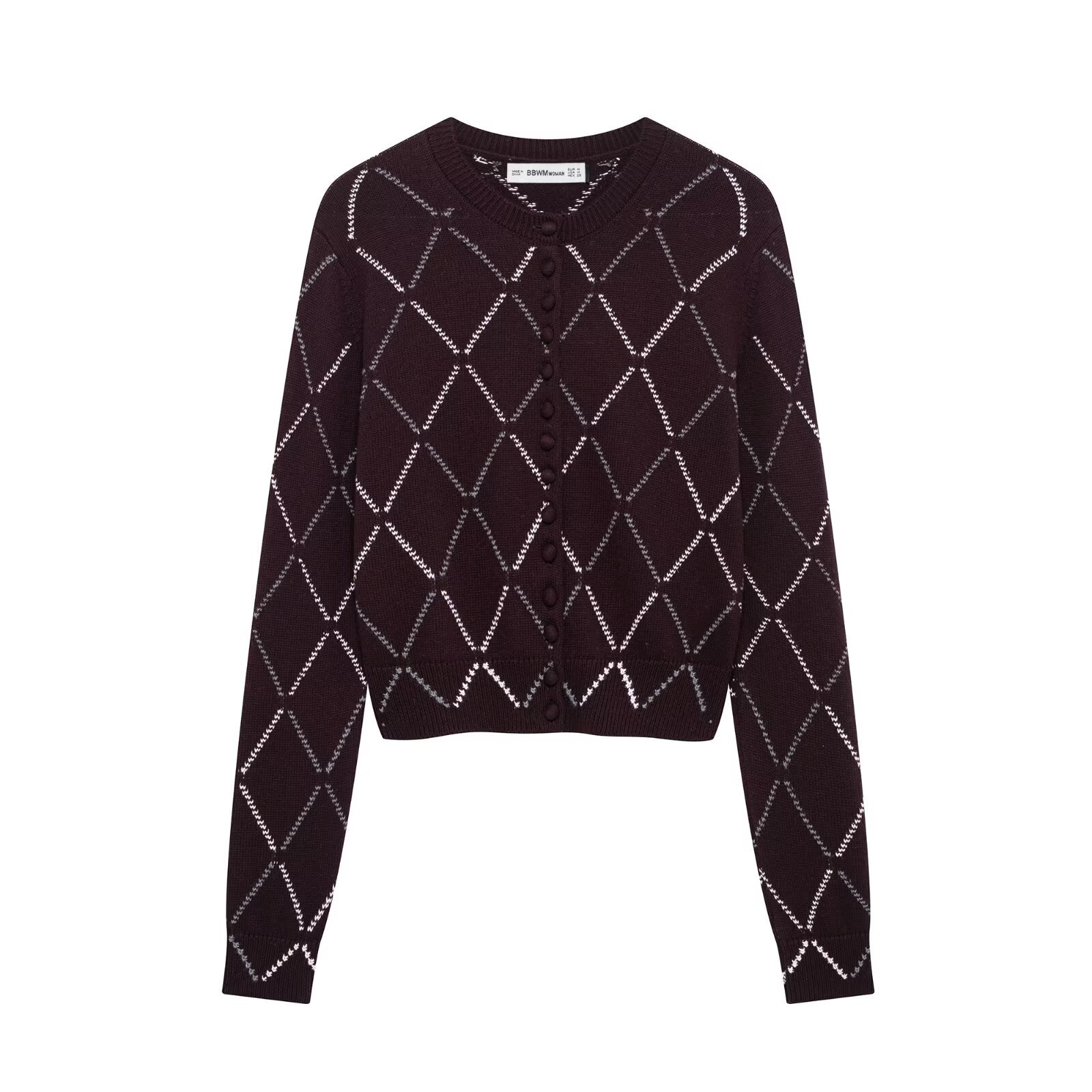 Urban Grid Long Sleeve Sweater