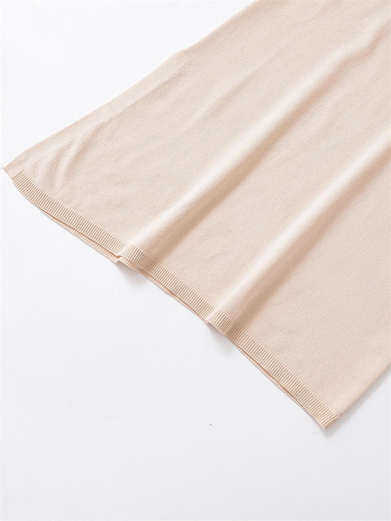 Oversized Plain Crew Polyester Sweater