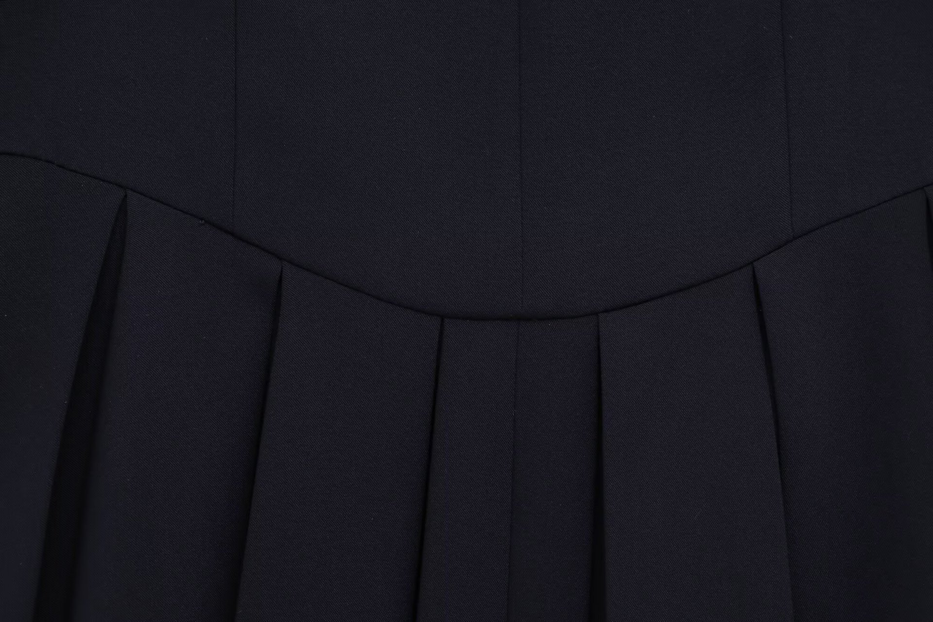 Women's Wide Pleated Collar Short Dress