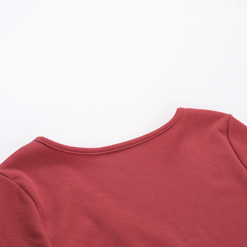 U-Neck Polyester Spandex Top