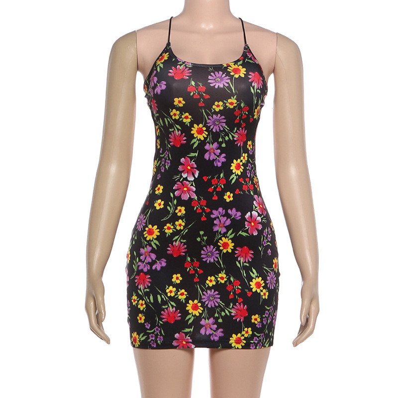 Halter Sleeveless High-Waisted Bodycon Cutout Open Back Dress