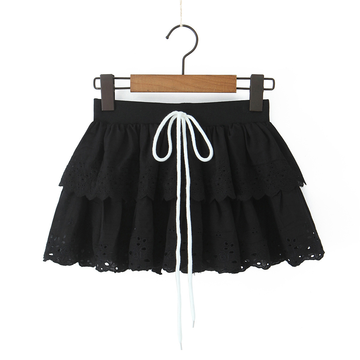Lace lace fluffy skirt
