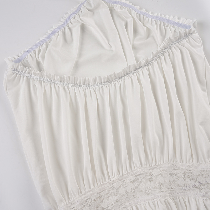 Sleeveless Open Back Sash Dress