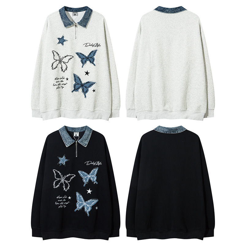 Hip Hop Oversized Cotton Letter Print Hoodie